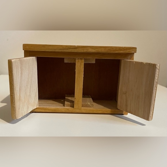 Vintage Dollhouse Miniature Kitchen Sink with cabinets - Picture 2 of 8